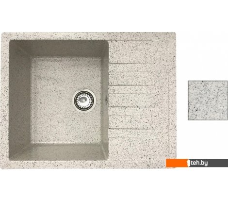- Кухонные мойки БелЭворс Vega L (олово, без сифона) - Vega L (олово, без сифона)