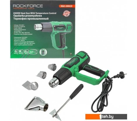  - Промышленные фены RockForce RF-HG65-2000LED - RF-HG65-2000LED