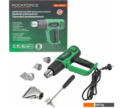  - Промышленные фены RockForce RF-HG65-2000LED - RF-HG65-2000LED