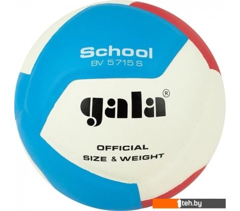  - Мячи Gala School 12 BV 5715 S (размер 5, белый/красный/голубой) - School 12 BV 5715 S (размер 5, белый/красный/голубой)