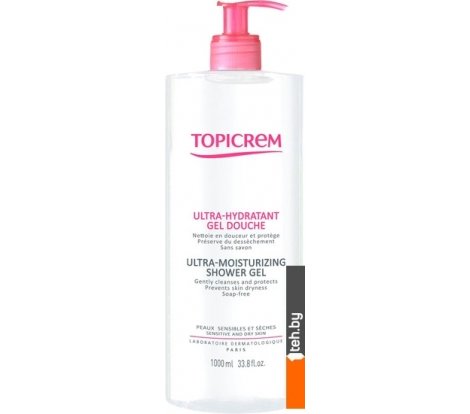  - Косметика по уходу за телом Topicrem Гель для душа Ультраувлажняющий 1 л - Гель для душа Ультраувлажняющий 1 л