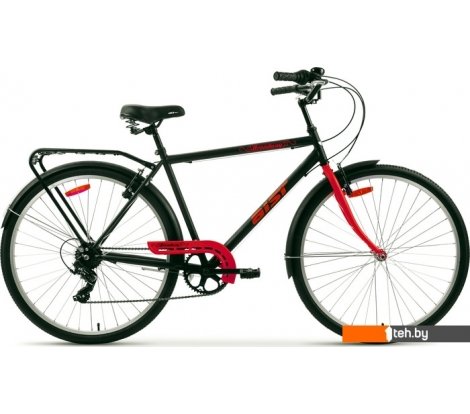  - Велосипеды AIST Broadway 2023 (черный/красный) - Broadway 2023 (черный/красный)