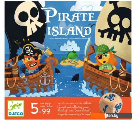  - Настольные игры Djeco Остров Пиратов DJ08595 - Остров Пиратов DJ08595