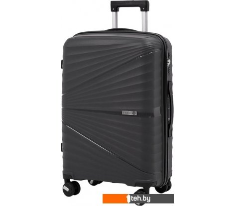  - Чемоданы, сумки-тележки Pride PP-9702 (M, темно-серый) - PP-9702 (M, темно-серый)