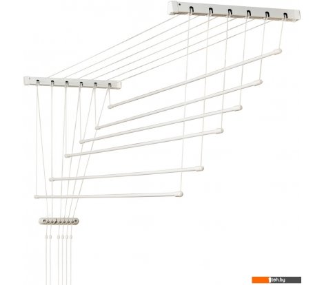  - Сушилки для белья Comfort Alumin Потолочная 6 прутьев 140 см стальная (с металлическим креплением) - Потолочная 6 прутьев 140 см стальная (с металлическим креплением)