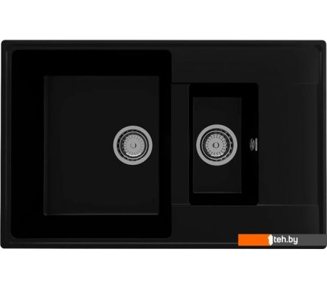  - Кухонные мойки Ulgran Quartz Prima 780 1,5К-07 (уголь) - Quartz Prima 780 1,5К-07 (уголь)
