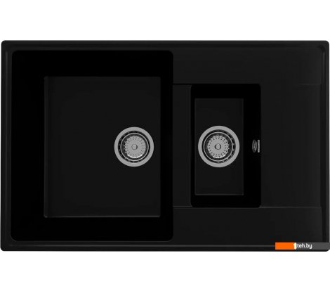  - Кухонные мойки Ulgran Quartz Prima 780 1,5К-07 (уголь) - Quartz Prima 780 1,5К-07 (уголь)