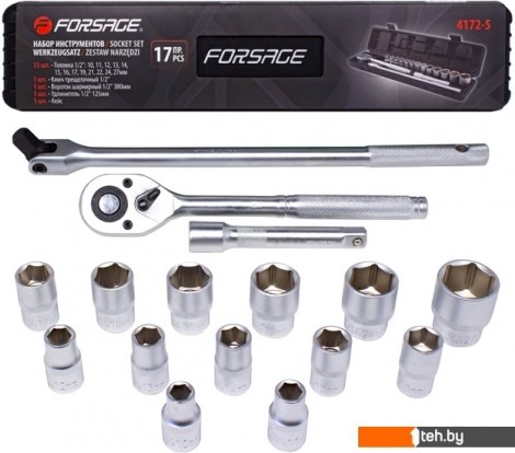  - Наборы инструментов FORSAGE F-4172-5 (17 предметов) - F-4172-5 (17 предметов)