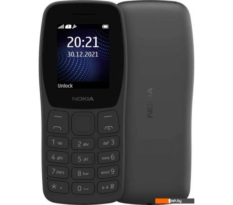  - Мобильные телефоны Nokia 105 (2022) TA-1428 Dual SIM (черный) - 105 (2022) TA-1428 Dual SIM (черный)