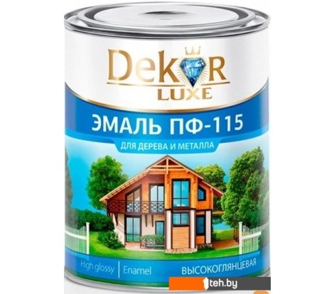  - Краски и эмали Dekor ПФ-115 6 кг (синий) - ПФ-115 6 кг (синий)
