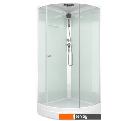  - Душевые кабины Domani-Spa Simple 110 V1.2 (прозрачное стекло/белый) - Simple 110 V1.2 (прозрачное стекло/белый)