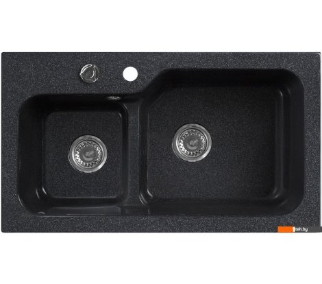  - Кухонные мойки Belux SG-REC-DUO 8045 (черный) - SG-REC-DUO 8045 (черный)