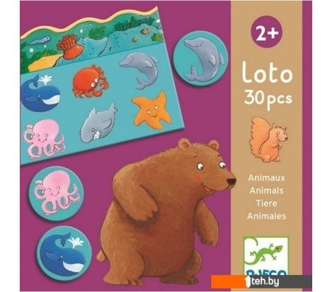 - Настольные игры Djeco Животные 08120 - Животные 08120