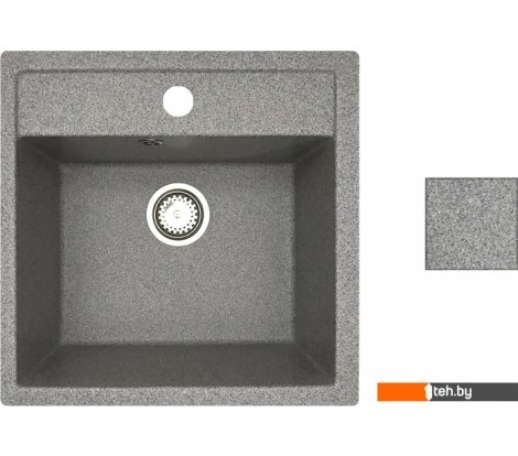 - Кухонные мойки БелЭворс Rio (серый, без сифона) - Rio (серый, без сифона)