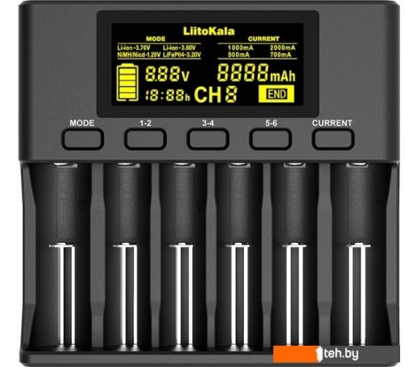  - Батарейки, аккумуляторы, зарядные LiitoKala Lii-S6 - Lii-S6