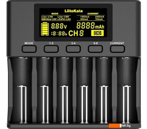  - Батарейки, аккумуляторы, зарядные LiitoKala Lii-S6 - Lii-S6