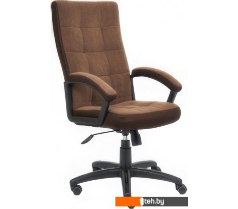  - Офисные кресла и стулья TetChair Trendy (флок/ткань, коричневый) - Trendy (флок/ткань, коричневый)
