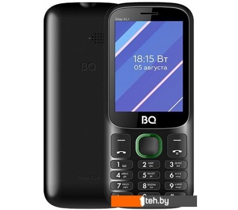  - Мобильные телефоны BQ BQ-2820 Step XL+ (черный/зеленый) - BQ-2820 Step XL+ (черный/зеленый)