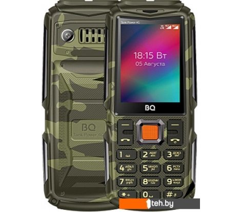  - Мобильные телефоны BQ BQ-2410L Tank Power 4G (зеленый камуфляж) - BQ-2410L Tank Power 4G (зеленый камуфляж)