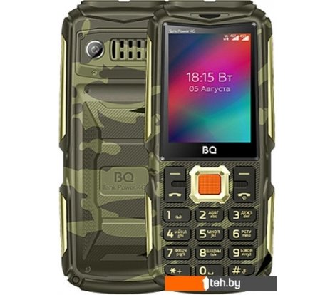  - Мобильные телефоны BQ BQ-2410L Tank Power 4G (золотистый камуфляж) - BQ-2410L Tank Power 4G (золотистый камуфляж)