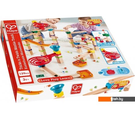  - Конструкторы Hape Tricks n Twists Marble Track E1100 - Tricks n Twists Marble Track E1100