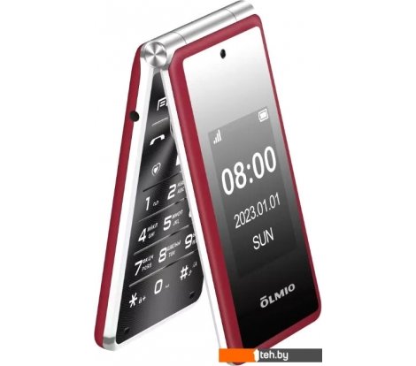  - Мобильные телефоны Olmio F50 (красный) - F50 (красный)