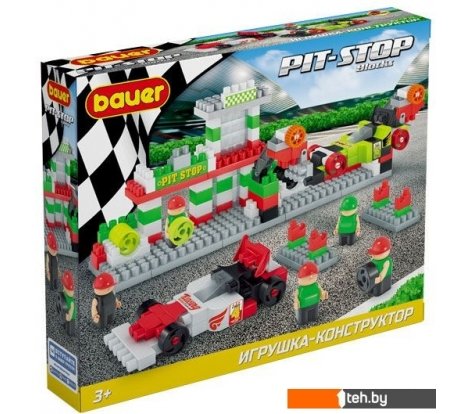  - Конструкторы Bauer Pit Stop Гоночные машины с автосервисом 829 - Pit Stop Гоночные машины с автосервисом 829