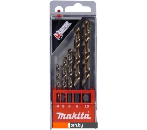  - Сверла, буры, зенкеры Makita D-30508 (5 предметов) - D-30508 (5 предметов)