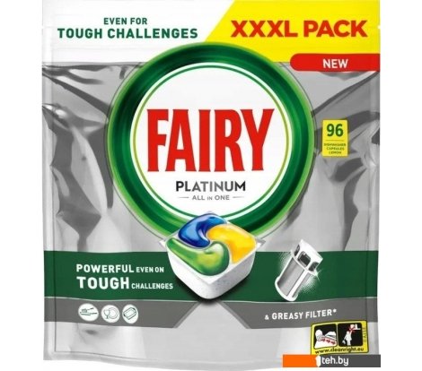  - Бытовая химия Fairy Platinum Lemon All in 1 (96 шт) - Platinum Lemon All in 1 (96 шт)