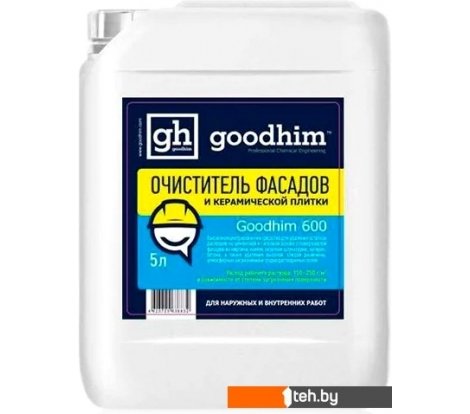  - Бытовая химия Goodhim 600 Концентрат для фасадов 1:5 5 л - 600 Концентрат для фасадов 1:5 5 л