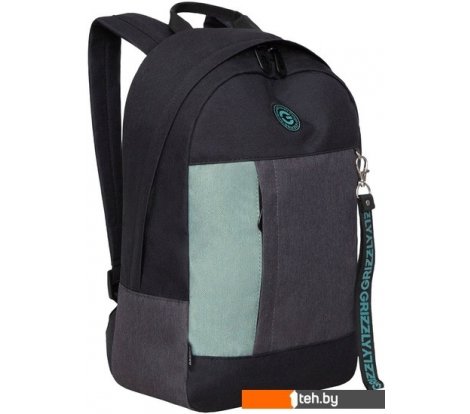  - Рюкзаки Grizzly RXL-327-3 (черный/мятный) - RXL-327-3 (черный/мятный)