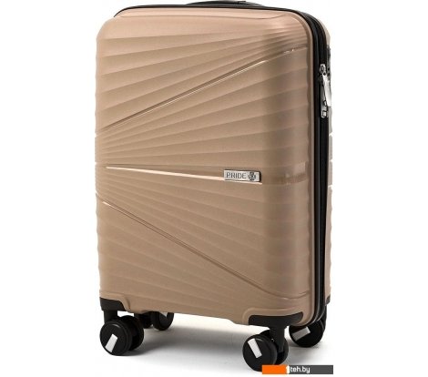  - Чемоданы, сумки-тележки Pride РР-9702 (S, кофейный) - РР-9702 (S, кофейный)