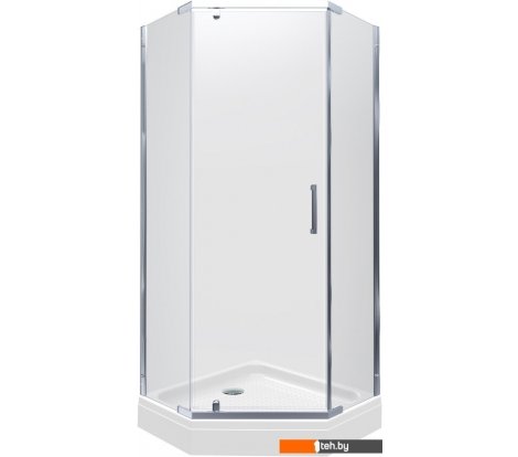  - Душевые кабины Triton Дека 100x100 (хром, с поддоном) - Дека 100x100 (хром, с поддоном)