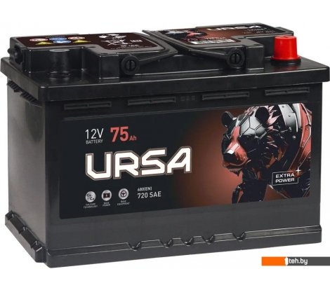  - Автомобильные аккумуляторы Ursa Extra Power 6СТ R+ (75 А·ч) - Extra Power 6СТ R+ (75 А·ч)