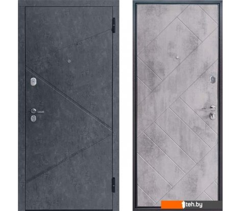  - Металлические двери Guard Loft бетон графит/бетон серый (96x205, правая) - Loft бетон графит/бетон серый (96x205, правая)