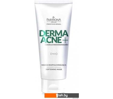  - Косметика по уходу за лицом Farmona Маска для лица кремовая Professional Dermaacne+ смягчающая 200 мл - Маска для лица кремовая Professional Dermaacne+ смягчающая 200 мл