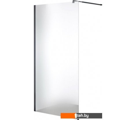  - Душевые кабины Saniteco Walk-In SN-W8MB110 (110x200, матовое стекло, черный профиль) - Walk-In SN-W8MB110 (110x200, матовое стекло, черный профиль)