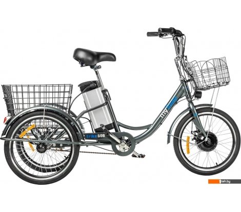 - Электровелосипеды MyWay Trike 500 20 (17, графитовый матовый) - Trike 500 20 (17, графитовый матовый)