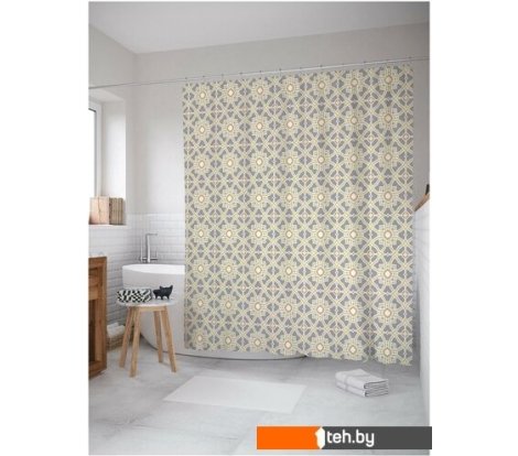  - Шторки и карнизы для ванн и поддонов JoyArty Структурные цветы sc_23239 - Структурные цветы sc_23239