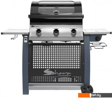  - Мангалы, грили, барбекю Sahara S375 3B BBQ Smokey Teal (дымчатый) - S375 3B BBQ Smokey Teal (дымчатый)