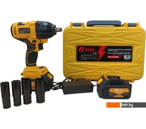 - Шуруповерты, гайковерты, электроотвертки Edon AAW-21/600BL (с 2-мя АКБ, кейс, набор оснастки) - AAW-21/600BL (с 2-мя АКБ, кейс, набор оснастки)