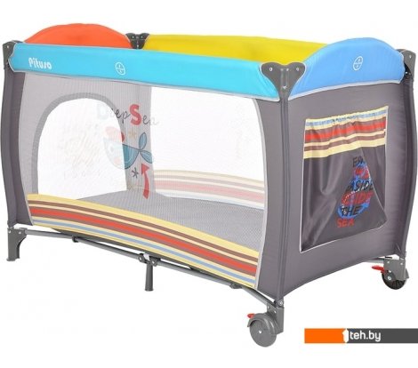  - Детские манежи Pituso Granada (серый) - Granada (серый)