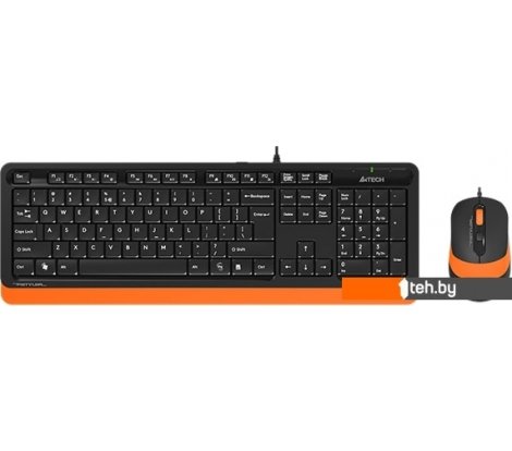  - Наборы периферии A4Tech Fstyler F1010 (черный/оранжевый) - Fstyler F1010 (черный/оранжевый)