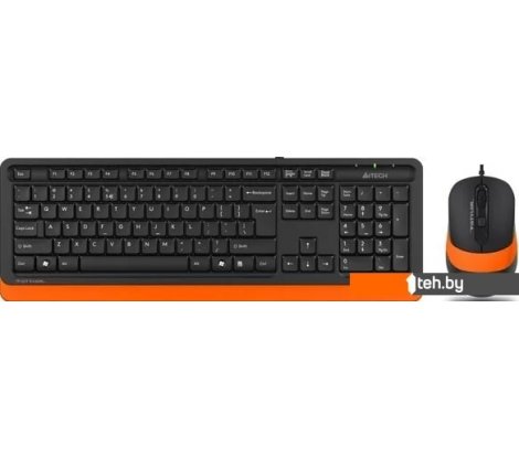  - Наборы периферии A4Tech Fstyler F1010 (черный/оранжевый) - Fstyler F1010 (черный/оранжевый)