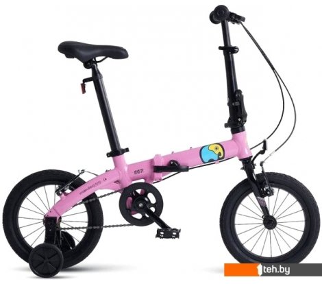 - Детские велосипеды Maxiscoo S007 Стандарт 2024 (розовый) - S007 Стандарт 2024 (розовый)