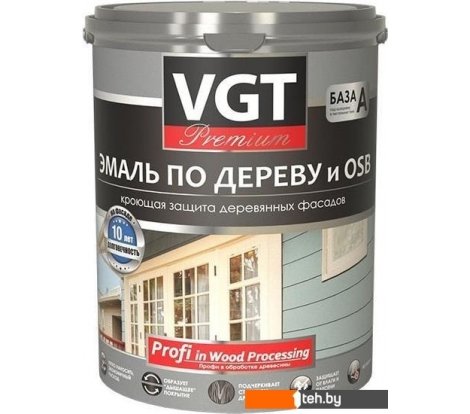  - Краски и эмали VGT Профи по дереву ВД-АК-1179 2.5 кг (стальной серый) - Профи по дереву ВД-АК-1179 2.5 кг (стальной серый)