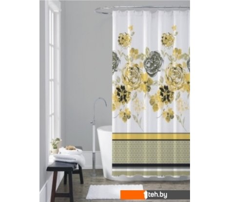  - Шторки и карнизы для ванн и поддонов Primanova Blossom DR-60050 - Blossom DR-60050