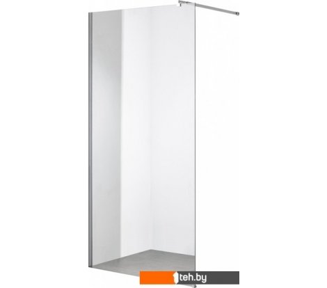  - Душевые кабины Saniteco Walk-In SN-W8TC110 (110x200, прозрачное стекло, хромированный профиль) - Walk-In SN-W8TC110 (110x200, прозрачное стекло, хромированный профиль)