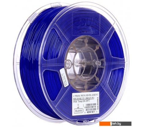  - Расходные материалы и аксессуары для 3D-печати eSUN PET-G 1.75 мм 1000 г (синий непрозрачный) - PET-G 1.75 мм 1000 г (синий непрозрачный)