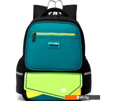  - Рюкзаки Sun Eight SE-22001 (зеленый/черный) - SE-22001 (зеленый/черный)